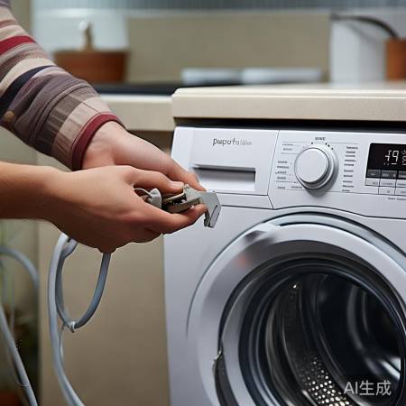 洗衣机不进电?检查电源线与插头