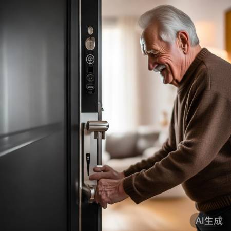 指纹锁,出门无需钥匙