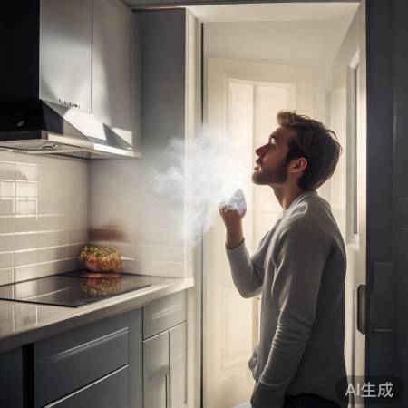 厨房门口无油烟，安装止逆阀需检