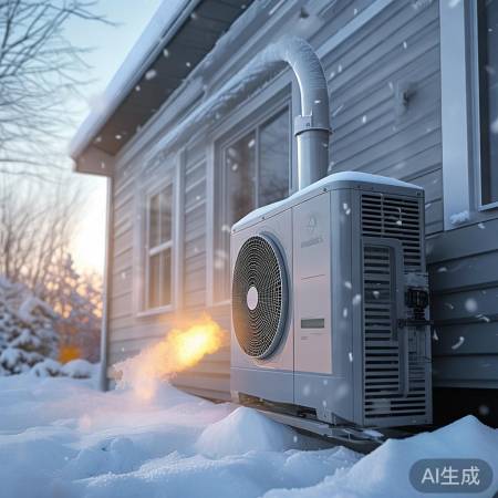 “空气能设备冬暖如春”