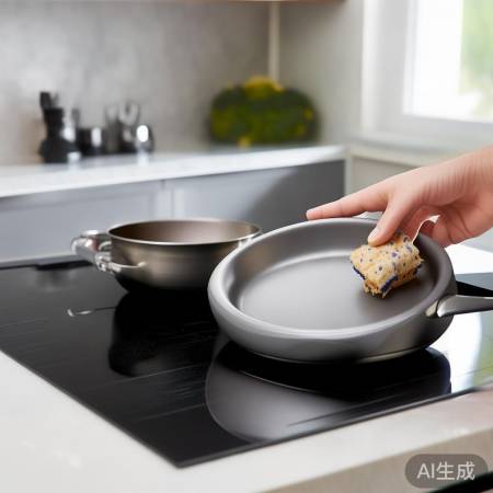 “集成灶烧菜锅易清洁”