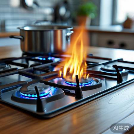燃气灶火力强劲,但小火炖汤略逊