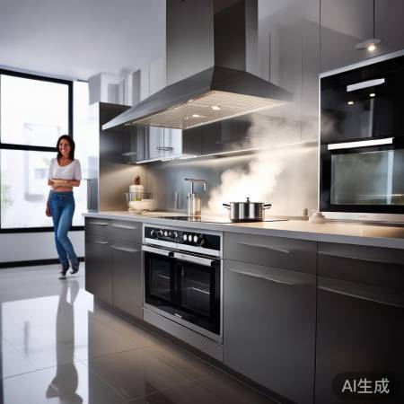 “溆浦力巨人集成灶,吸烟强,厨