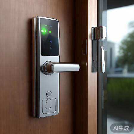 欧慕思指纹锁防撬报警