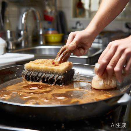 油渍需硬核工具清洁