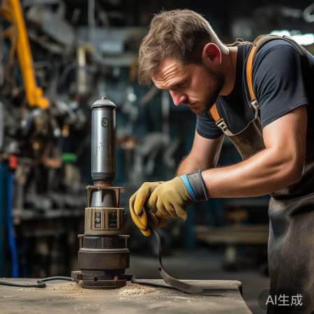 新喷火嘴安装完毕