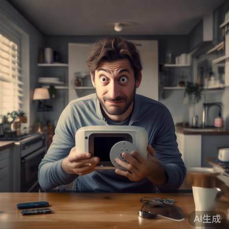 指纹锁误当微波炉，笑料百出