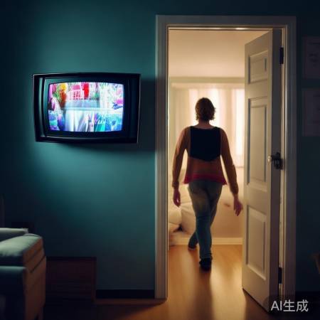 门口电视,温馨归家