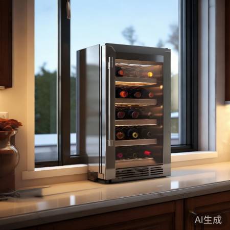 窗台红酒柜,空间利用亮点