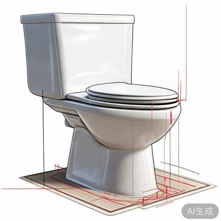 智能马桶孔切割图解：揭秘新型马桶安装技巧