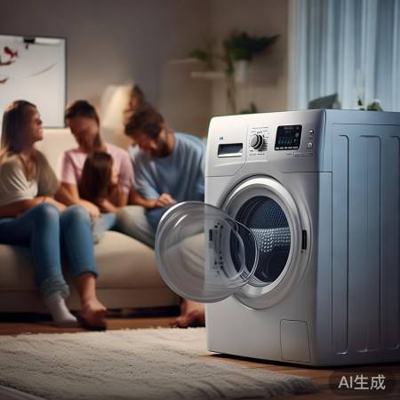 “小天鹅洗衣机,静音追剧神器”