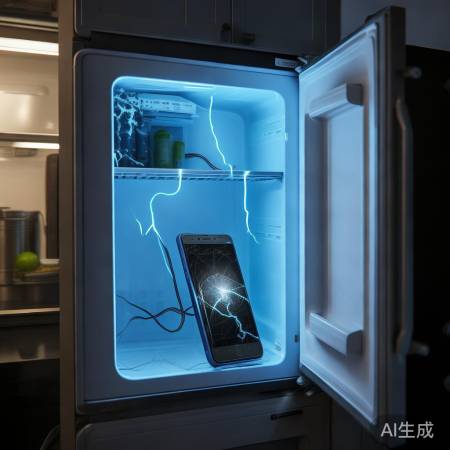 手机冰箱内爆炸原因
