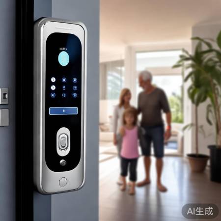 “指纹解锁,安全便捷”