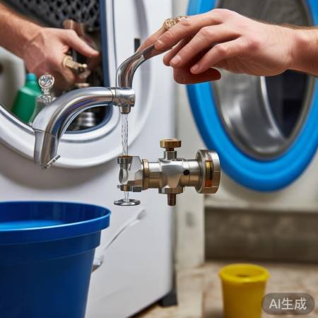 洗衣机龙头换芯成功