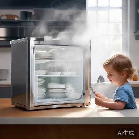 康宝消毒柜,高温蒸汽杀菌,孩子