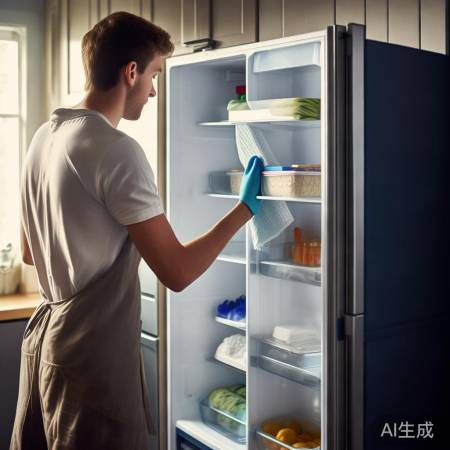 定期清理冰箱,除味稳定温度