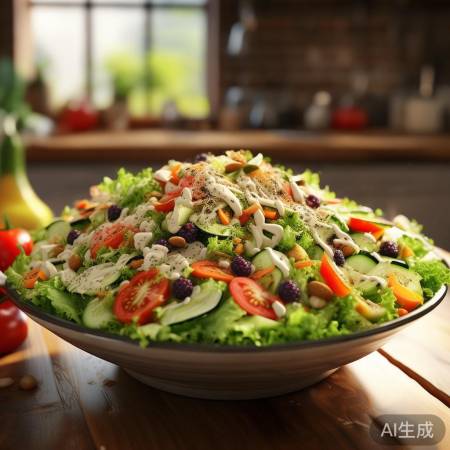 蔬菜沙拉,健康美味