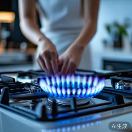 检查燃气灶火焰是否正常