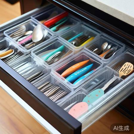 厨房抽屉收纳,整洁有序