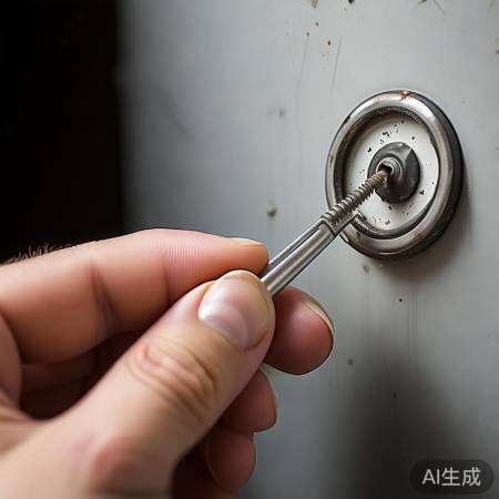 拆旧按钮，勿用力过猛