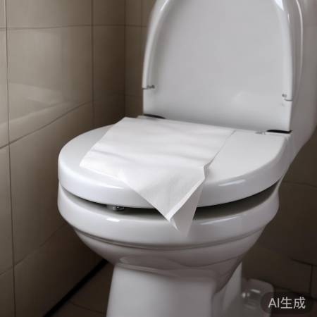 马桶放纸防溅水