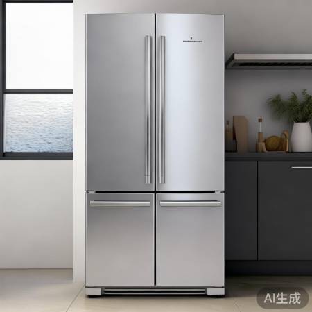 西门子406L冰箱：超薄对开门，家用冷藏冷冻新选择