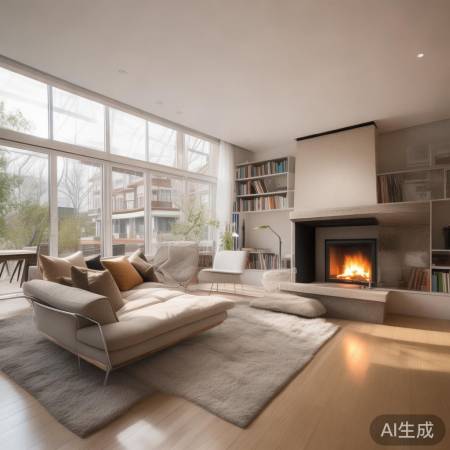 室内布局，宽敞明亮