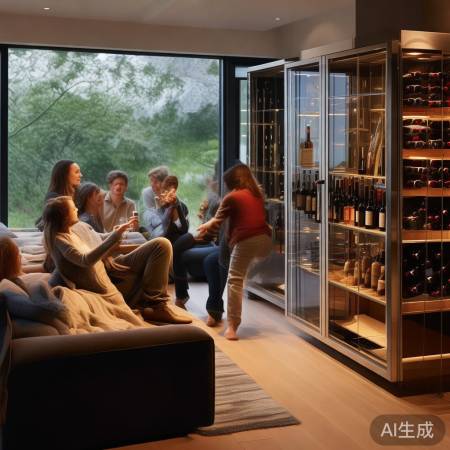 红酒柜位置宜公共区域