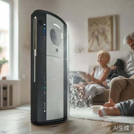 热水器与冷风扇的完美融合：夏季冬季两用节能神器