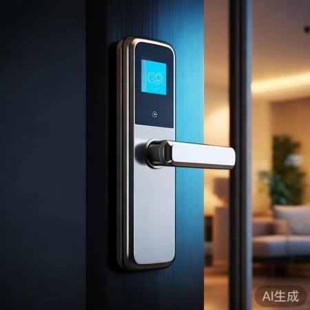 蓝鲸指纹锁，安全防护强