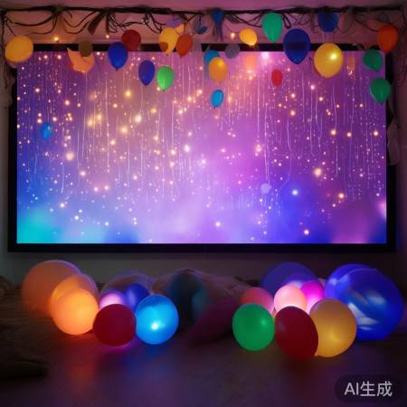 创意装饰点亮魔法屏幕