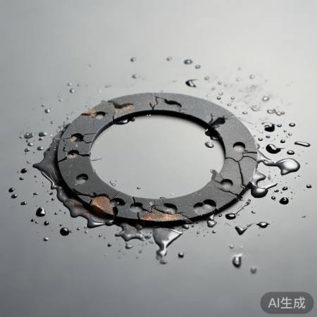 密封圈老化，弹性下降易漏水