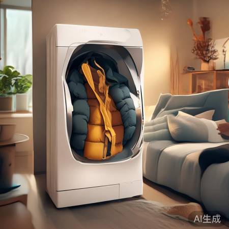 羽绒服洗衣机，轻松生活！