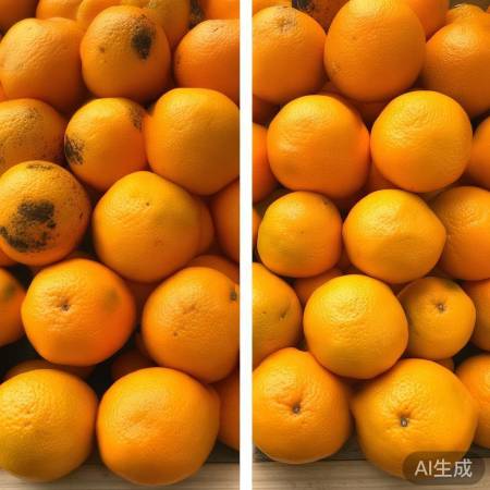 选橙子：光滑鲜艳，手感饱满