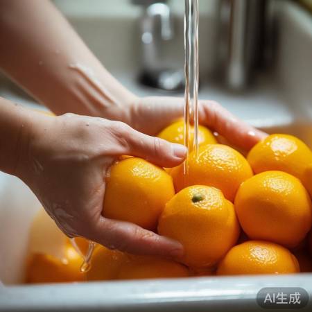 橙子洗净保鲜法