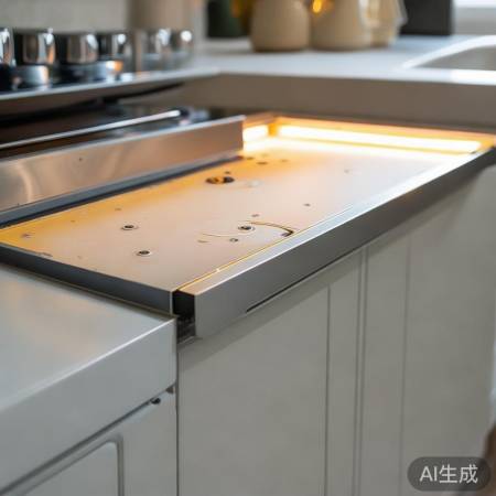 面板复位,集成灶灯焕新