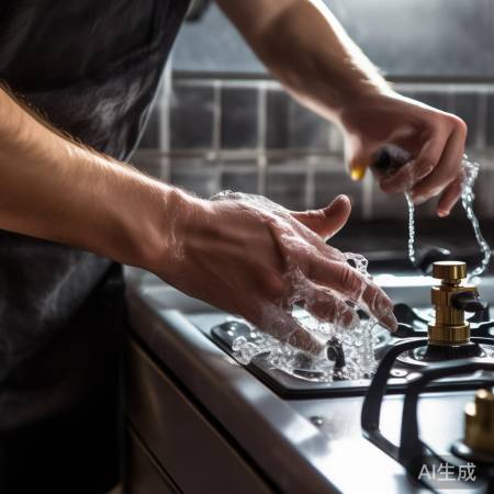 肥皂水检测燃气泄漏