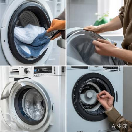 洗衣机故障排查：指示灯圆圈亮起原因解析