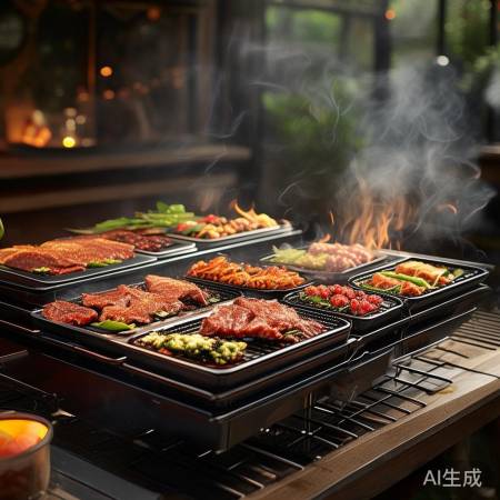 韩式烧烤炉,多烤盘,易清洁