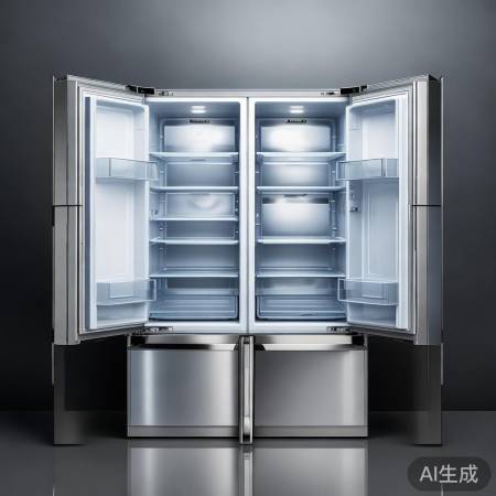 时尚耐用双门冰箱
