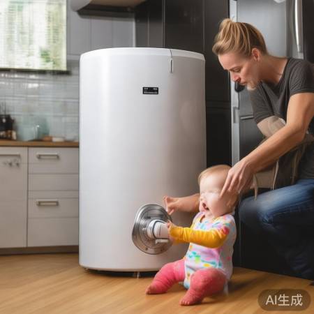 “热水器安全使用,防触电隐患”