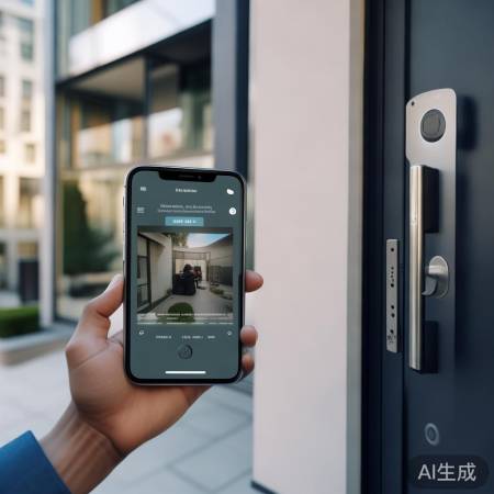 “手机APP遥控门锁”
