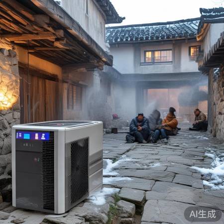 山东农村新型取暖神器：空气能热泵，节能环保新选择