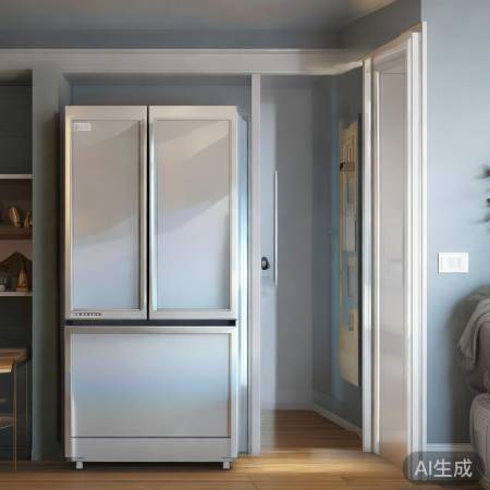 门口冰箱，实用但忌挡气口