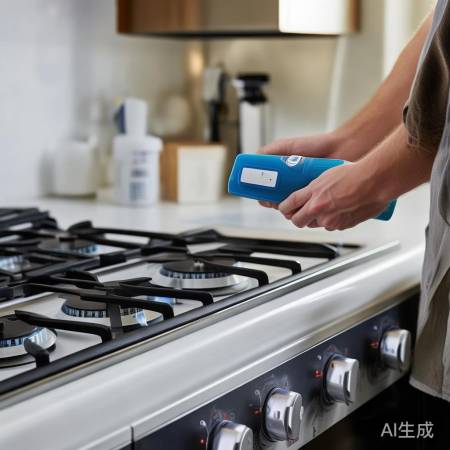 燃气灶快速点火体验，告别等待时光