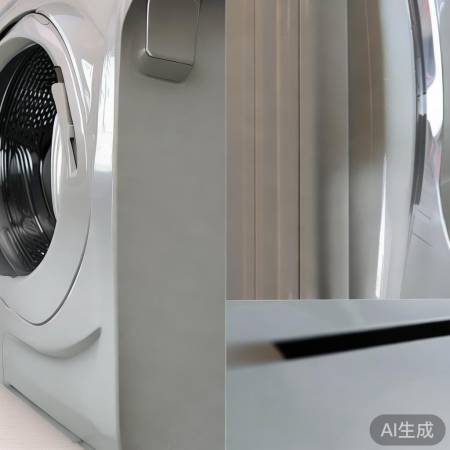 洗衣机样机细节：全新亮相，划痕背后的品质保证