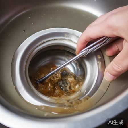 清理排水管，防堵塞