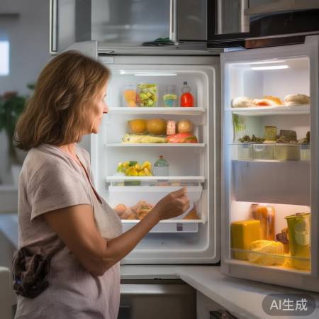 定期检查食物，确保安全。