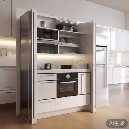 厨房集成化,清洁环保省空间