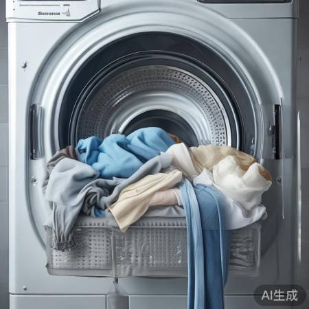 分门别类洗衣，轻重大小分区。